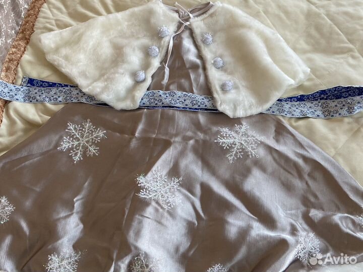 Костюм снежинки, метелицы для девочки 3-5 лет