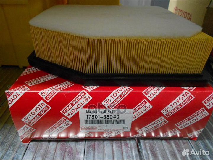 Фильтр воздушный 1780138040 toyota