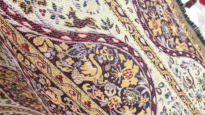 Гобелен. Ковёр. Шёлк. Антиквариат. Винтаж