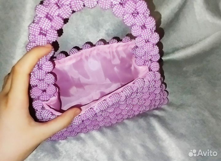 Сумка из бусин ручной работы