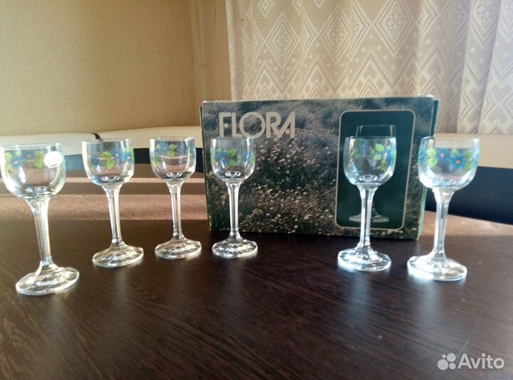 Хрустальные (Богемский) бокалы для вина СССР
