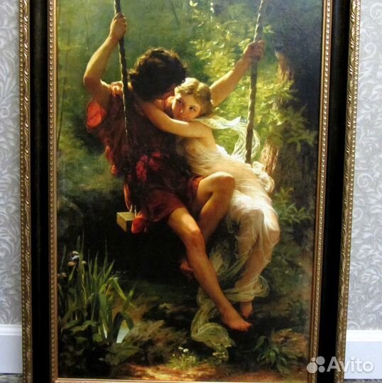 Картины на холсте, парная экспозиция, 19 век