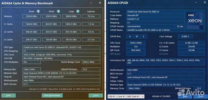 X99 xeon 2680v3 48gb
