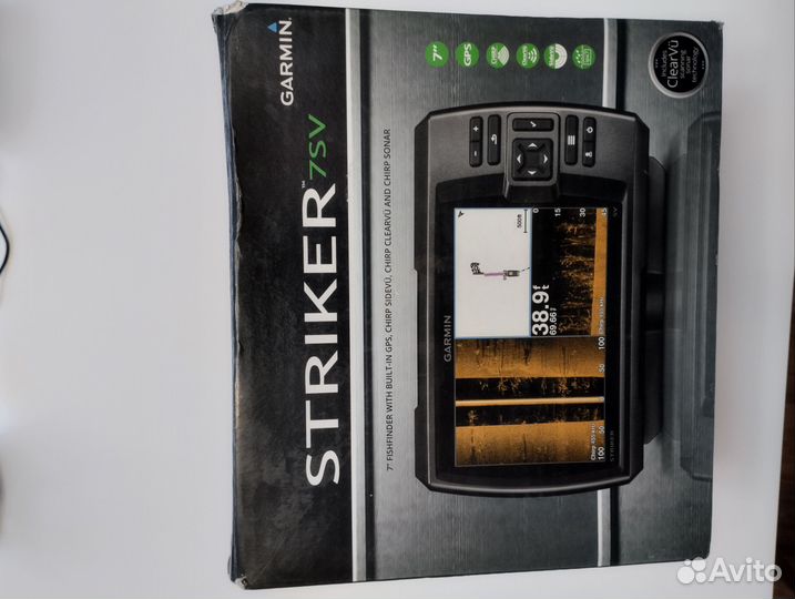 Эхолот garmin striker 7sv с датчиком CV52HW-TM
