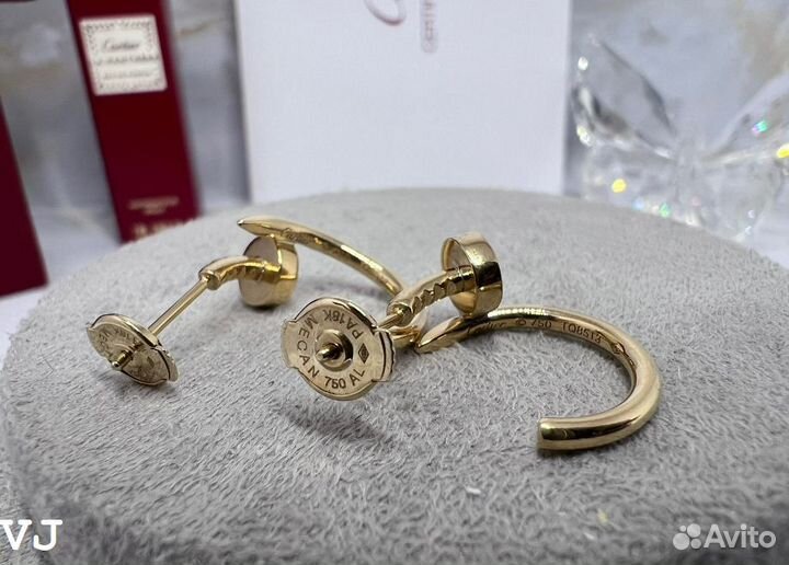 Серьги cartier