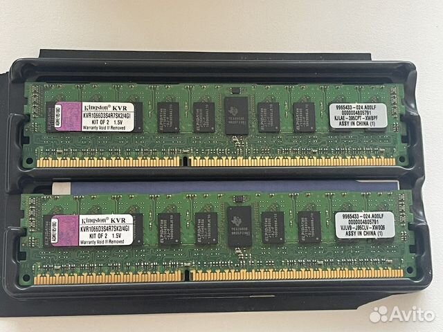 Оперативная память регистровая ddr3 кингстон