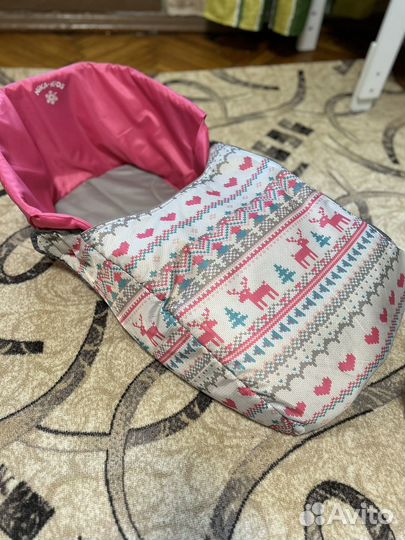 Чехол сидение наматрасник матрасик на санки nika