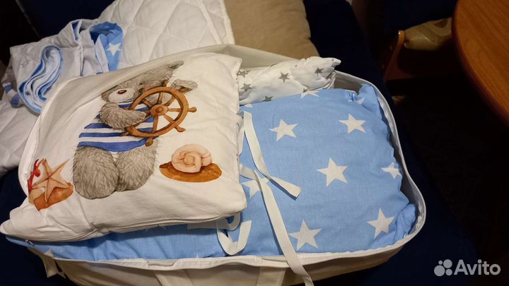 Бортики в кроватку новые