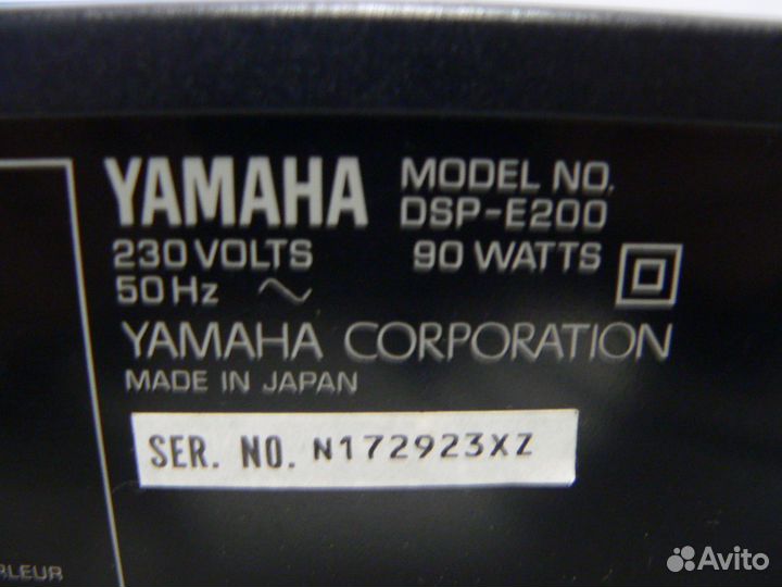 Yamaha DSP-E200 Цифровой звуковой процессор