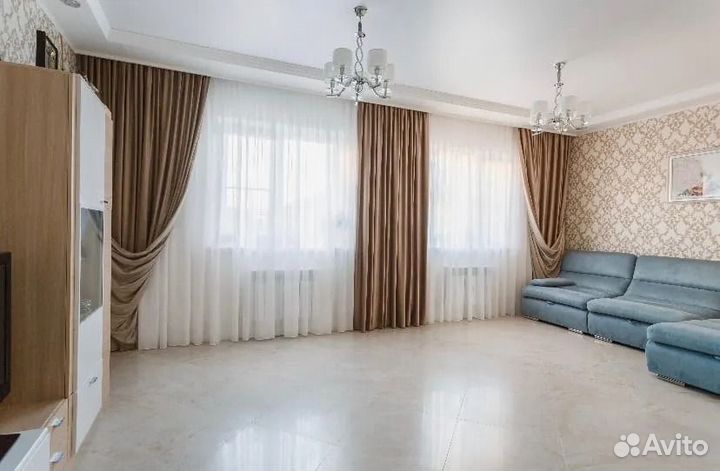 Штора из вуали молочного цвета 700x320