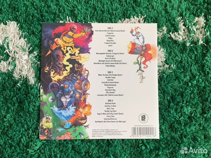 Earthworm Jim super rare vinyl lp