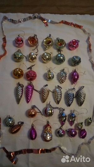 Елочные игрушки СССР