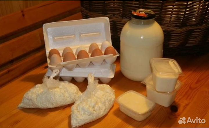 Молоко, творог, Сметана, яйца