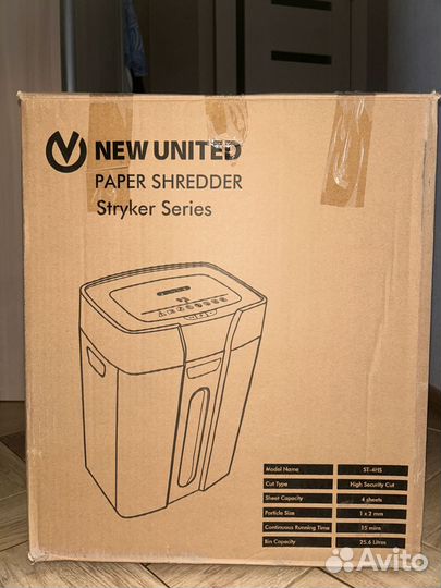 Уничтожитель бумаги шредер New United ST-4HS
