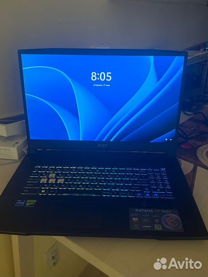 Игровой пк Msi katana 17 b12vfk
