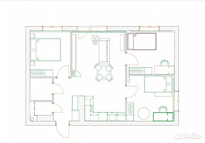 Чертежи помещений в archicad