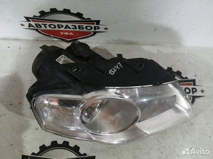 Фара галогеновая правая Volkswagen Passat B6