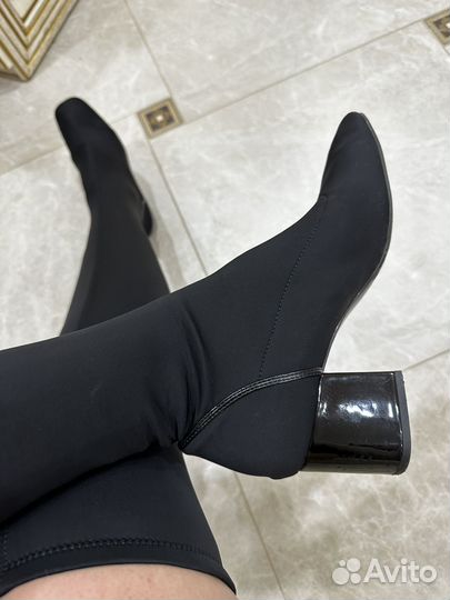 Сапоги чулки zara 40