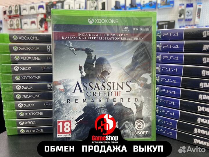 Assassin's Creed III: Remastered Xbox One