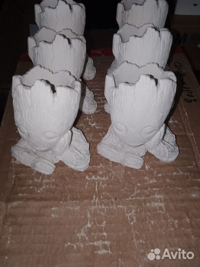 Раскраска дерево груд, из гипса