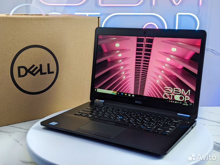 Карбоновый Dell E7470 i7-6600U FHD IPS 8GB 256SSD