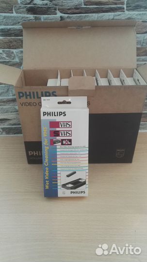Видеокассеты чистящие VHS новые