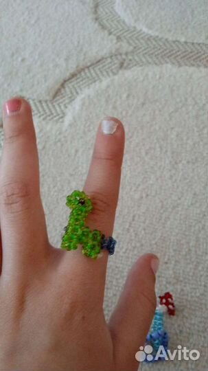 Кольцо из бисера
