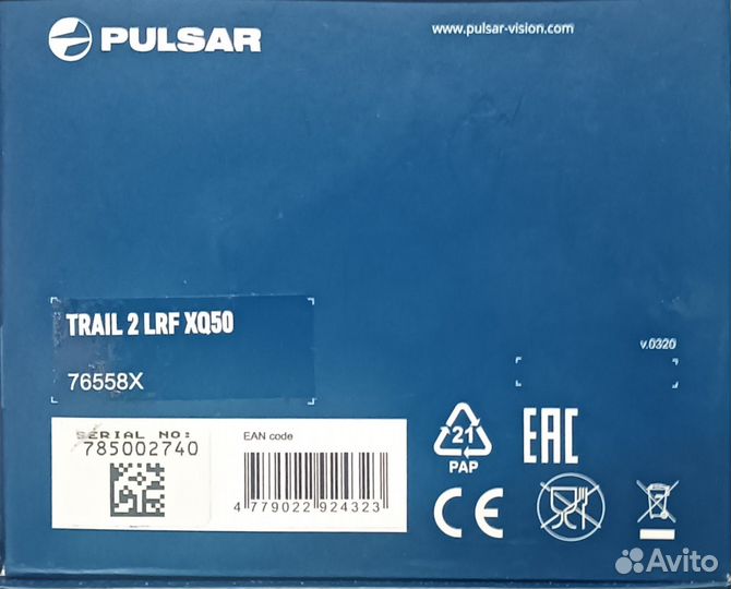 Продам тепловизионный прицел Пульсар Трейл 2 Lrf