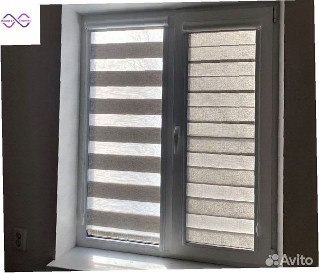 Рулонные шторы день-ночь