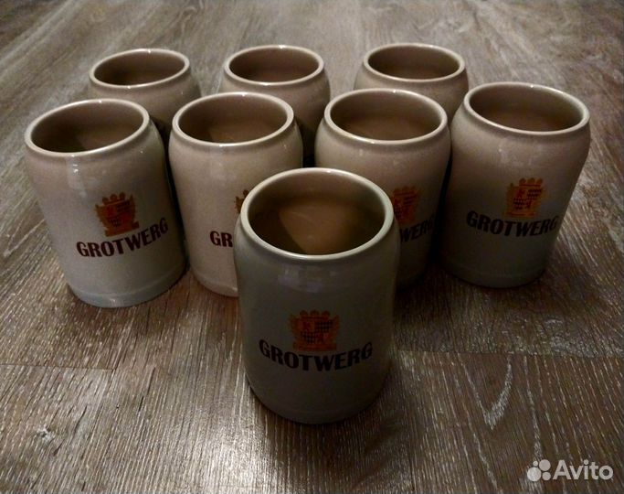 Пивная керамическая кружка