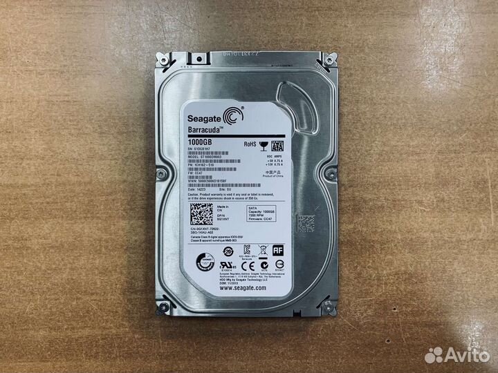 Жесткий диск 1000Gb Seagate Barracuda