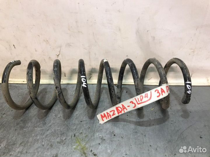 Пружина задняя Mazda 3 седан BK Z6 2008