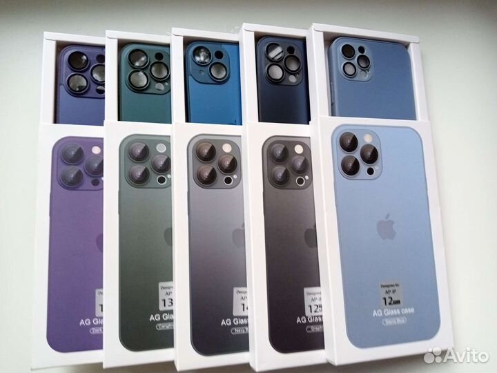 Графитовый чехол для iPhone 12/13/14/Pro/Max