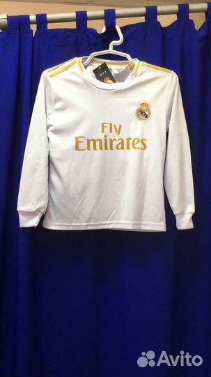 Для футбола на 9-10лет форма Реал футбольная Новая
