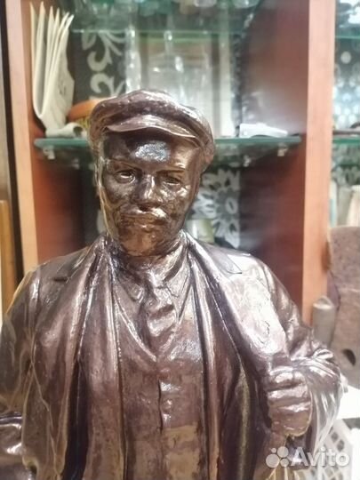 Гипсовая скульптура Ленин 1937 г 55 см