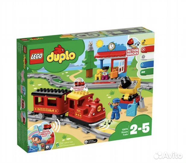 Конструктор lego duplo Town 10874 Поезд