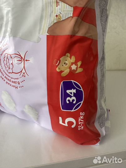 Памперсы huggies 5, 30шт