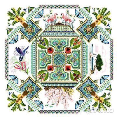 Схемы для вышивки крестом мандалы Chatelaine