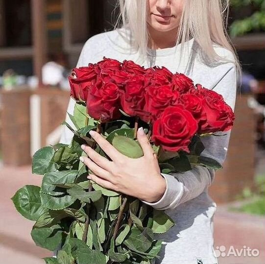 Высокие розы 150 160 170 180 190см доставка Москва