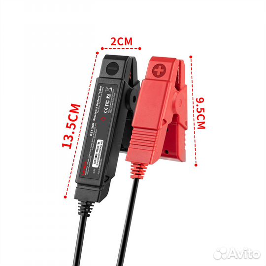 Тестер аккумуляторных батарей launch BST360