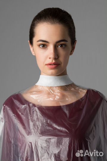 Воротнички из спанлейса, 7х40 см, белый, 100 шт