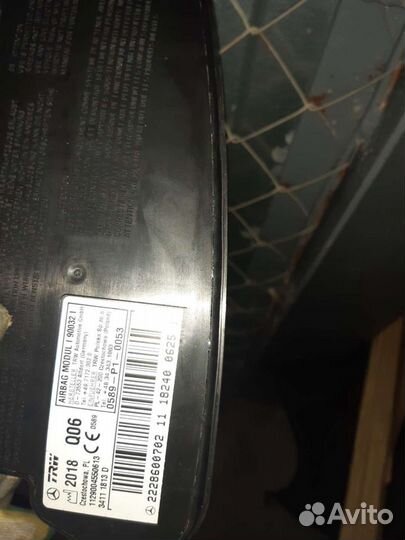 Подушка безопасности в сидение на мерседес 447