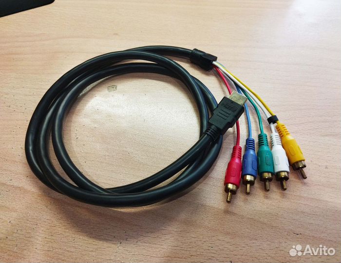 Видео кабель hdmi - 5RCA