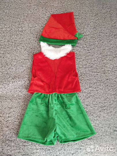 Костюм гнома новогодний/карнавальный