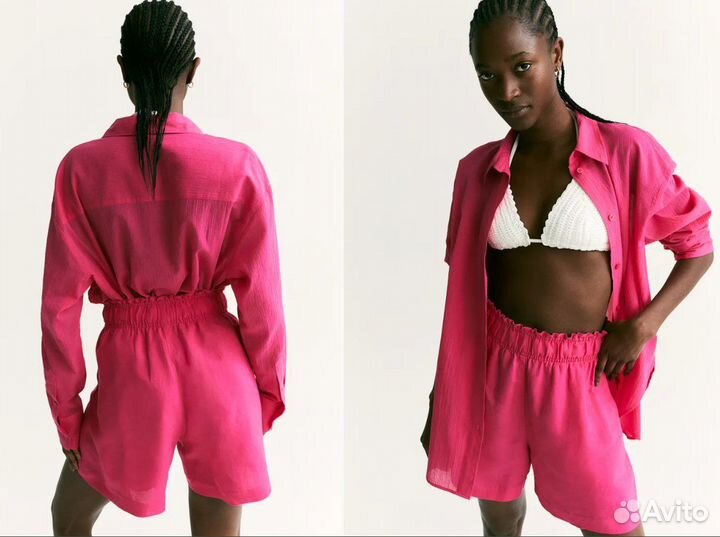 Шорты. Лён. Zara и Н&М