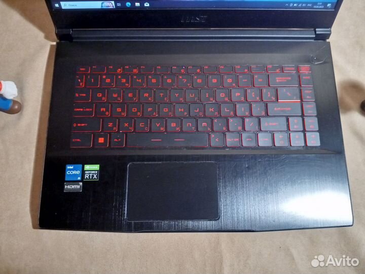 Игровой MSI GF63 Thin Core i5 11th RTX 3050