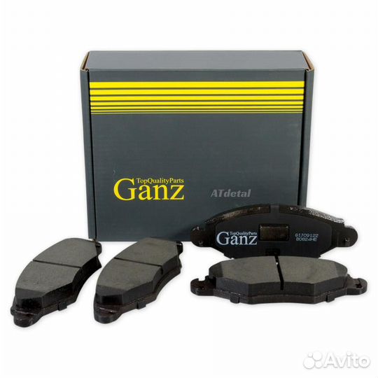 Колодки передние peugeot 206 2A/C1.1, 1.4, 1.6 GIJ