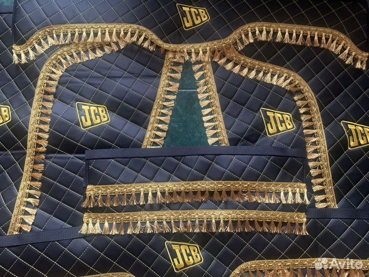 Ламбрикены в кабину JCB