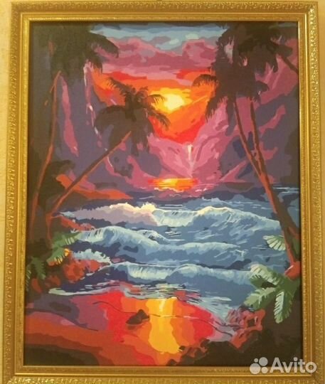 Картины по номерам раскрашенные