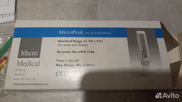 Спиртометр (пикфлоуметр) MicroPeak